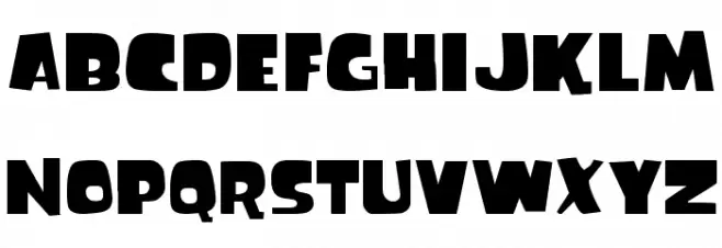 Ice Age Movie Font Polices MAJUSCULES