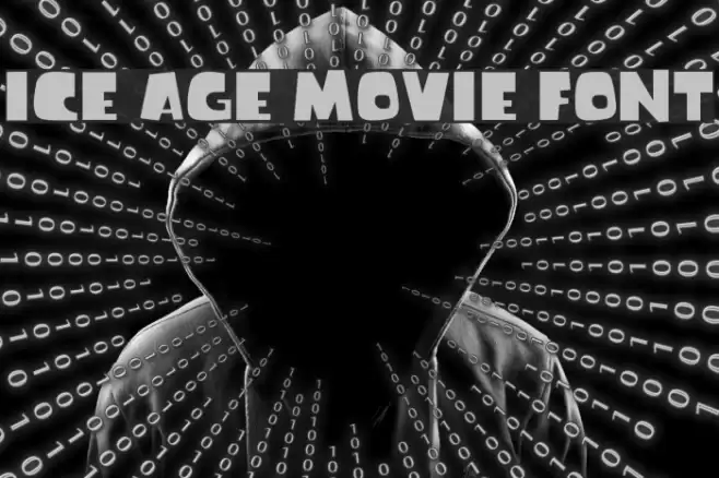 Ice Age Movie Font Font examples
