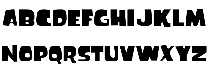 Ice Age Movie Font フォント 小文字