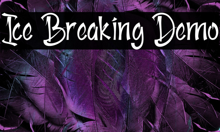 Ice Breaking Demo Example 3