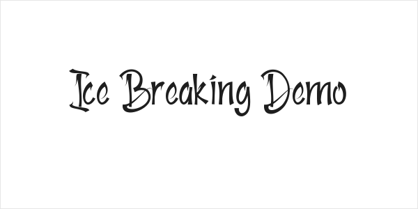 Ice Breaking Demo Logo