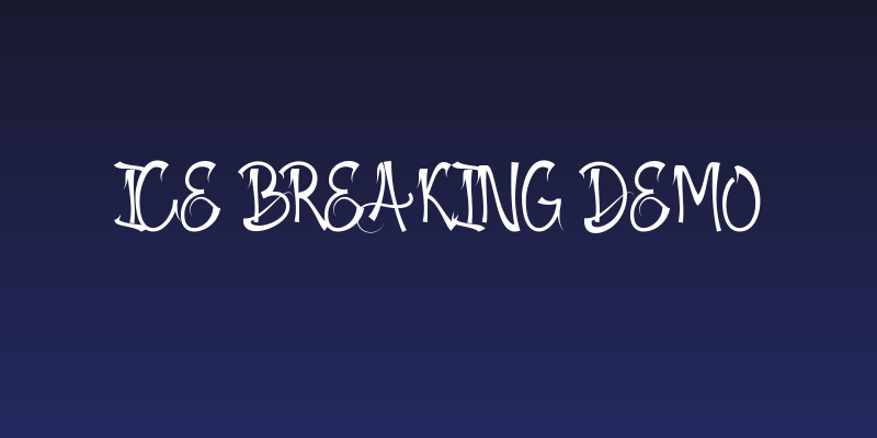 Ice Breaking Demo Social Header