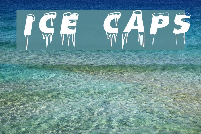 Ice Caps Font examples
