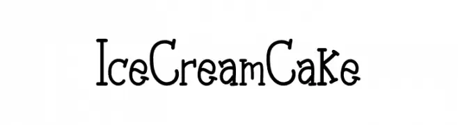 Ice Cream Cake  تنزيل الخطوط