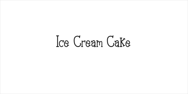 Ice Cream Cake Logo