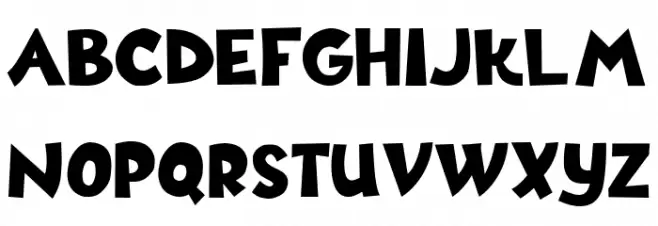 Ice Cream Grande Font Litere mari