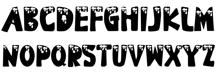 Ice Cube Font LOWERCASE