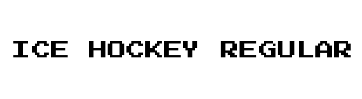 Ice Hockey Regular  Free Fonts Download