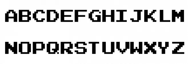 Ice Hockey Regular Font Litere mari