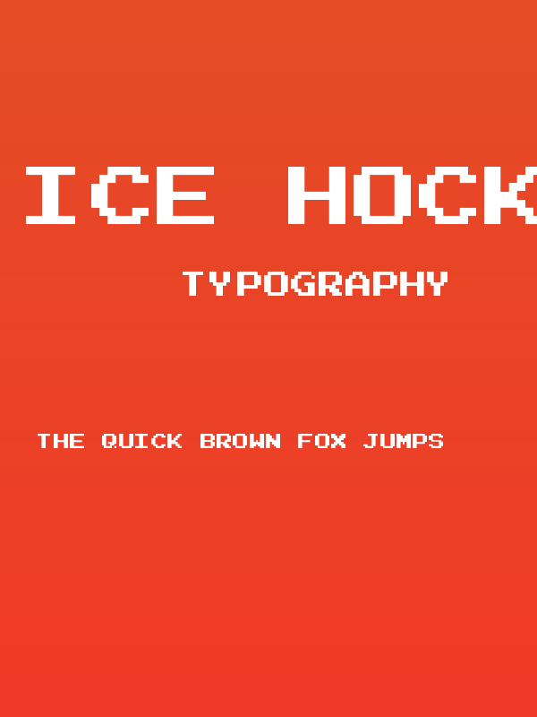Ice Hockey Regular Poster