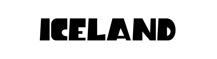 Ice Land  Frei Schriftart Herunterladen