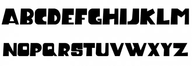 Ice Land Font UPPERCASE