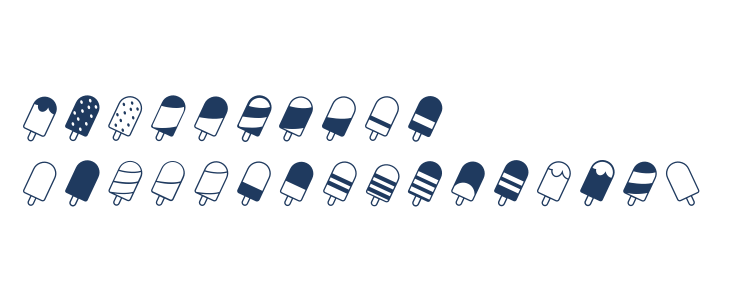 Ice Lolly Ding Other Characters