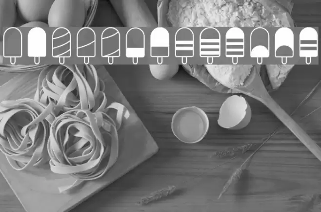 Ice Lolly Ding Font examples