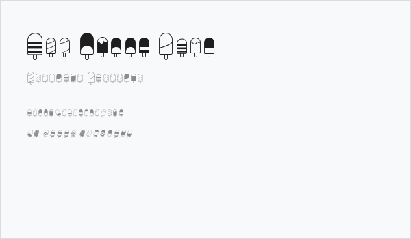 Ice Lolly Ding Business Card