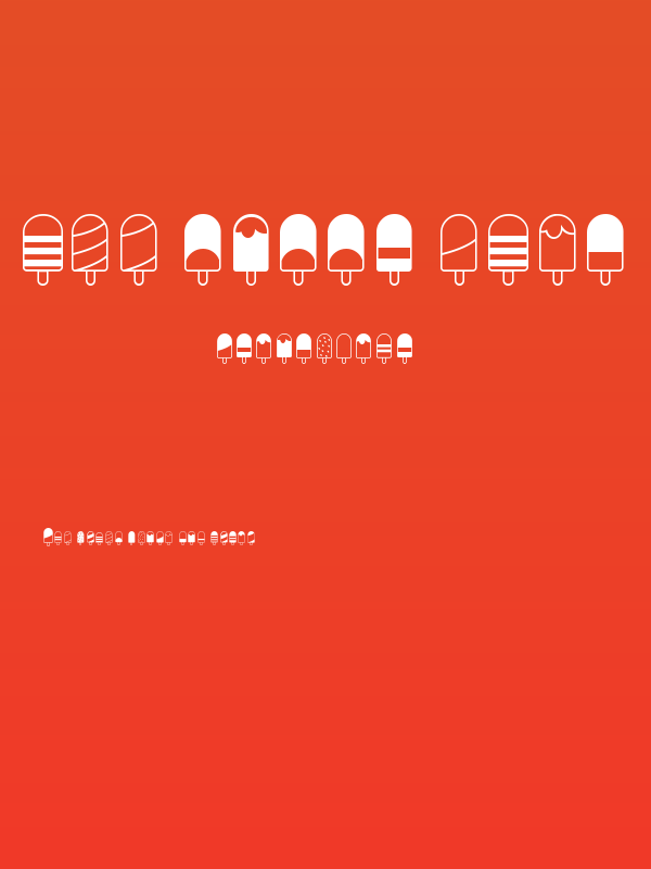 Ice Lolly Ding Poster