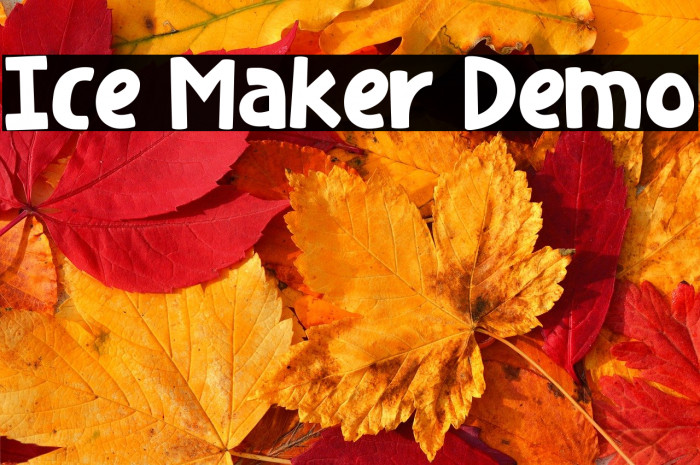 Ice Maker Demo Example 3