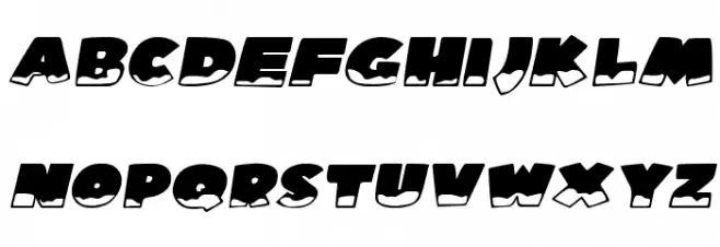 Ice Man Italic Fonte MAIÚSCULAS