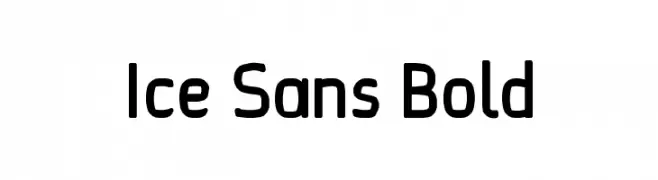 Ice Sans Bold  لخطوط تنزيل