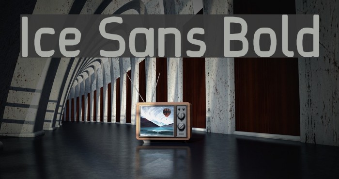 Ice Sans Bold Font examples