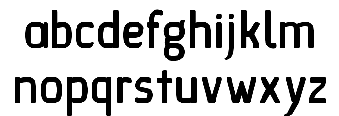 Ice Sans Bold Font LOWERCASE
