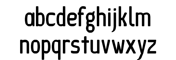 Ice Sans Compressed Bold Font LOWERCASE