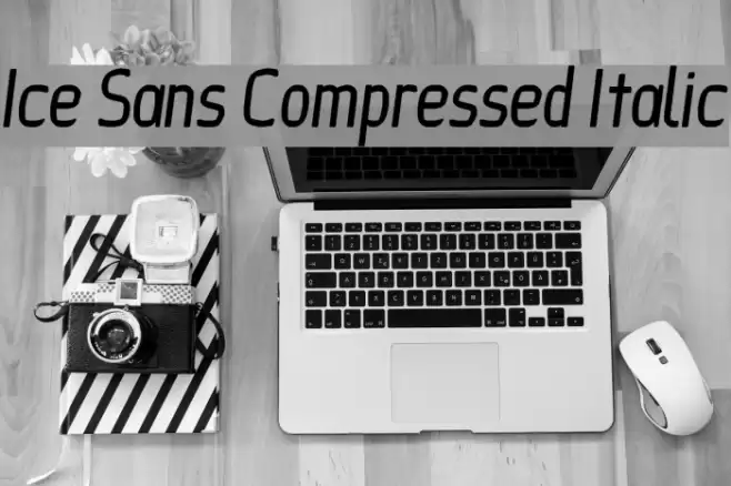 Ice Sans Compressed Italic Font examples