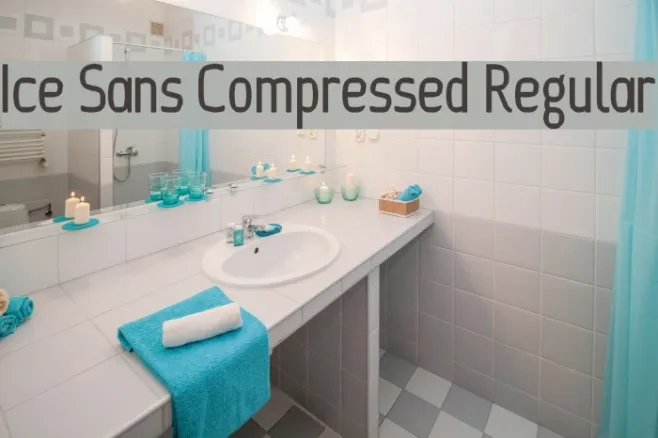 Ice Sans Compressed Regular Example 3