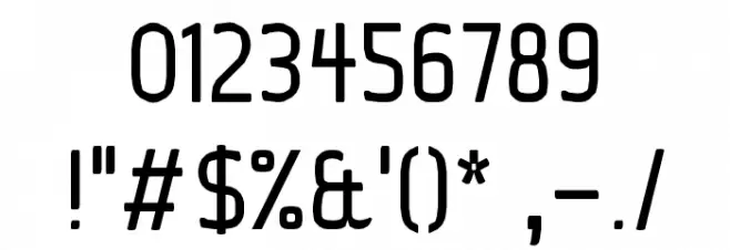 Ice Sans Regular Font OTHER CHARS