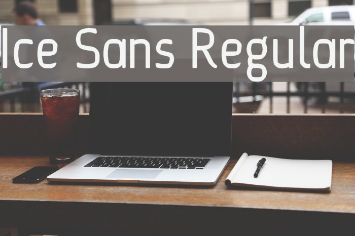 Ice Sans Regular Font examples