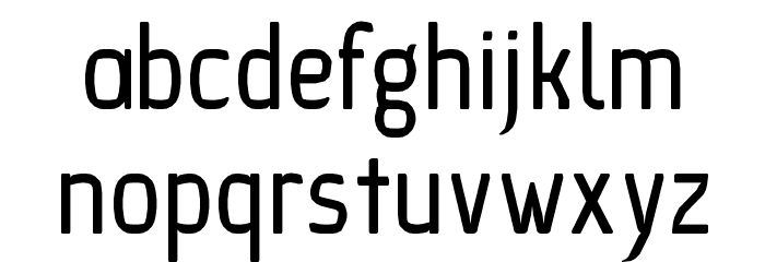 Ice Sans Regular Font LOWERCASE