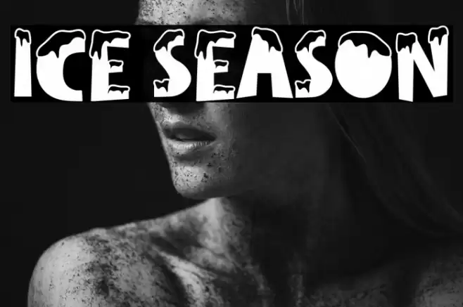 Ice Season Font examples