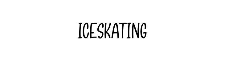 Ice Skating  Descarca Fonturi Gratis