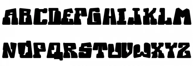 Ice Station Awesome Font UPPERCASE