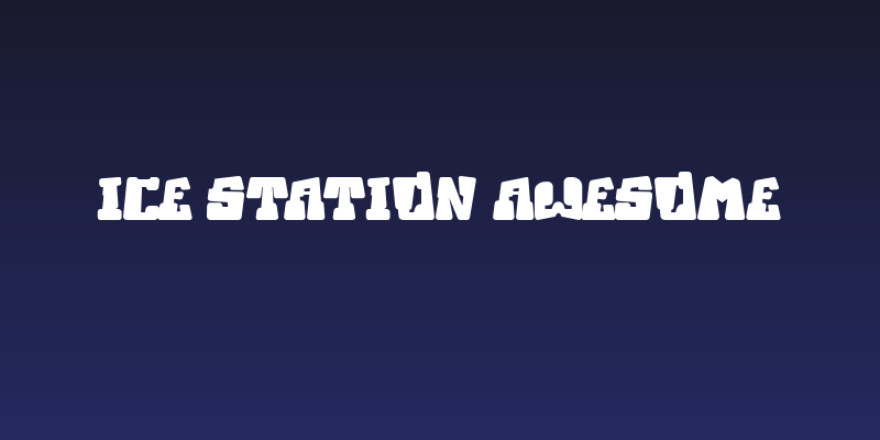Ice Station Awesome Social Header