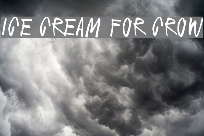 Ice cream for crow Example 3