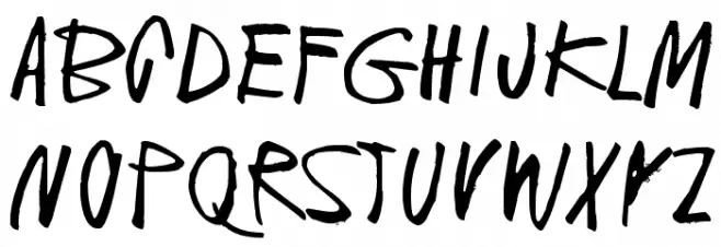 Ice cream for crow Font LOWERCASE