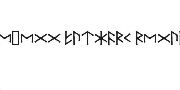 Ice-egg Futhark Regular Logo