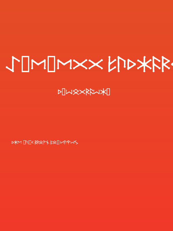 Ice-egg Futhark Regular Poster