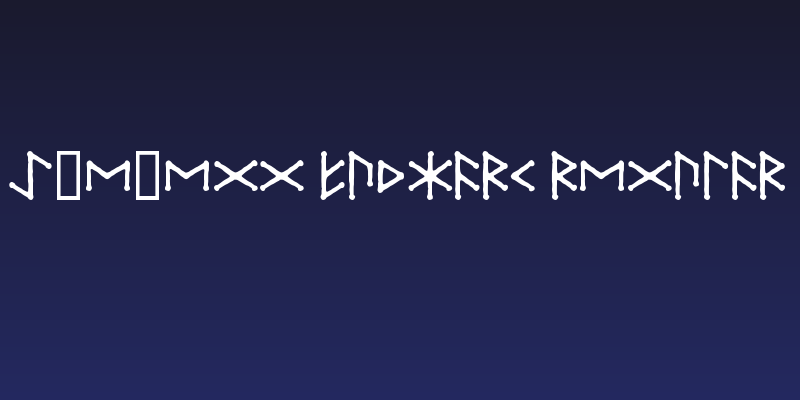 Ice-egg Futhark Regular Social Header