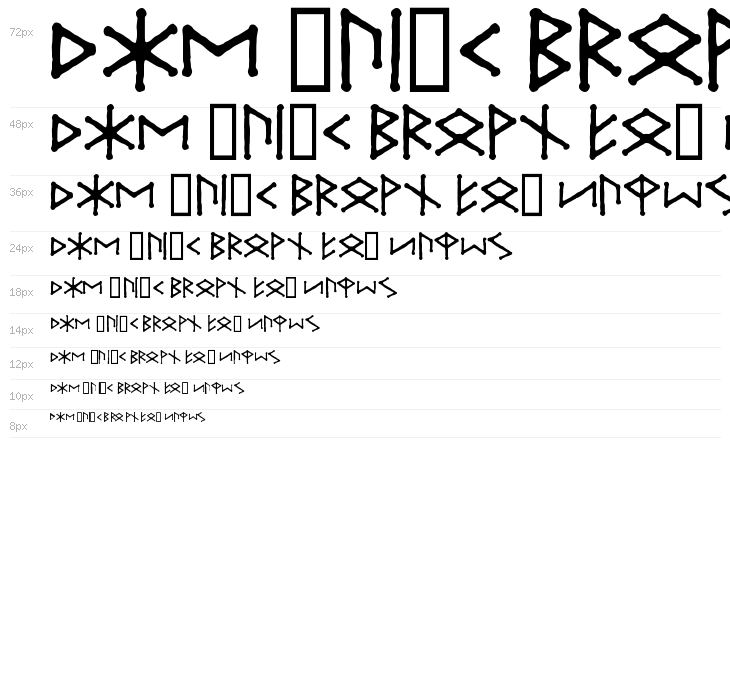 Ice-egg Futhark Regular Waterfall