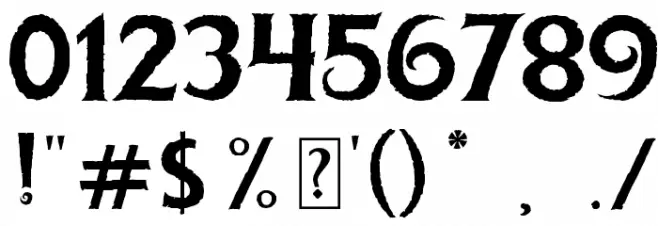 Ice kingdom Bold Font OTHER CHARS