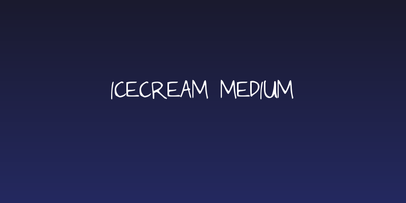IceCream Medium Social Header
