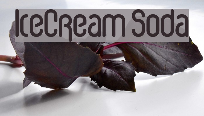 IceCream Soda Font examples