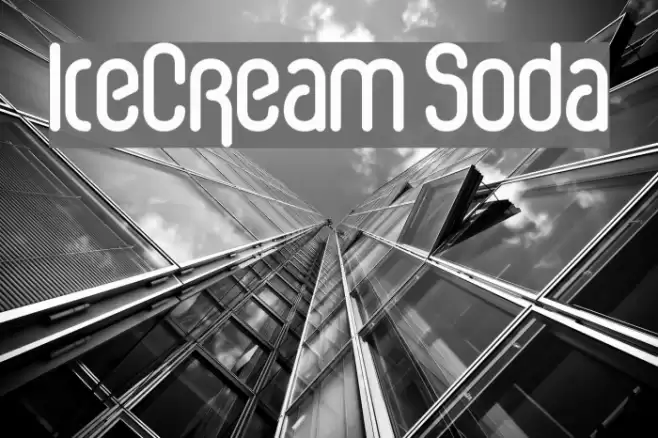 IceCream Soda Font examples