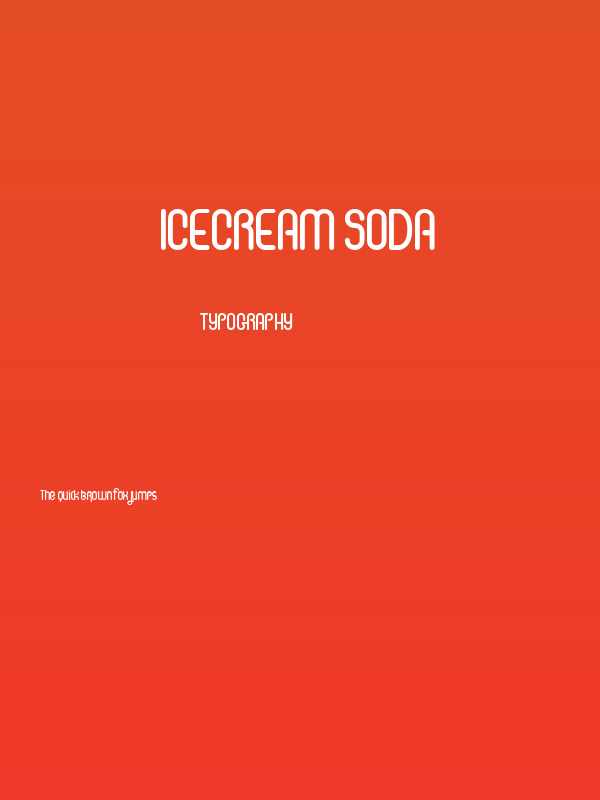 IceCream Soda Poster
