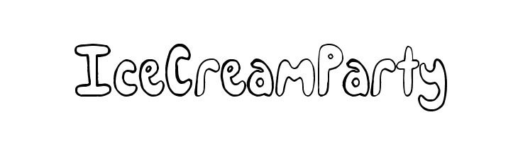 IceCreamParty  Fuentes Gratis Descargar