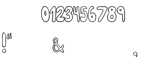 IceCreamParty Font OTHER CHARS
