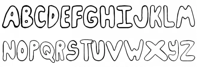 IceCreamParty Schriftart Groß