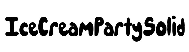 IceCreamPartySolid Font